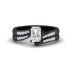 Load image into Gallery viewer, radiant-cut-swirl-channel-diamond-bridal-black-set-in-black-gold-FDENS4028RA-NL-BG.jpg