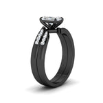 Load image into Gallery viewer, radiant-cut-swirl-channel-diamond-bridal-black-set-in-black-gold-FDENS4028RA-NL-BG.jpg
