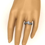 Load image into Gallery viewer, radiant-cut-swirl-channel-diamond-bridal-black-set-in-black-gold-FDENS4028RA-NL-BG.jpg
