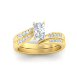 Load image into Gallery viewer, radiant-cut-swirl-channel-diamond-bridal-set-in-yellow-gold-FDENS4028RA-NL-YG.jpg

