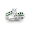 Load image into Gallery viewer, radiant-cut-swirl-channel-diamond-bridal-set-with-emerald-in-white-gold-FDENS4028RAGEMGR-NL-WG.jpg