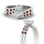 Load image into Gallery viewer, radiant-cut-swirl-channel-diamond-bridal-set-with-ruby-in-white-gold-FDENS4028RAGRUDR-NL-WG.jpg
