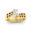 Load image into Gallery viewer, radiant-cut-swirl-channel-diamond-bridal-set-with-ruby-in-yellow-gold-FDENS4028RAGRUDRANGLE5-NL-YG.jpg