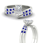 Load image into Gallery viewer, radiant-cut-swirl-channel-diamond-bridal-set-with-sapphire-in-white-gold-FDENS4028RAGSABL-NL-WG.jpg
