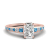 Load image into Gallery viewer, radiant-cut-swirl-engraved-channel-accent-diamond-engagement-ring-with-blue-topaz-in-FD122866RARGICBLTO-NL-RG