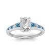 Load image into Gallery viewer, radiant-cut-swirl-engraved-channel-accent-diamond-engagement-ring-with-blue-topaz-in-FD122866RARGICBLTO-NL-WG