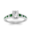 Load image into Gallery viewer, radiant-cut-swirl-engraved-channel-accent-diamond-engagement-ring-with-emerald-in-FD122866RARGEMGR-NL-WG