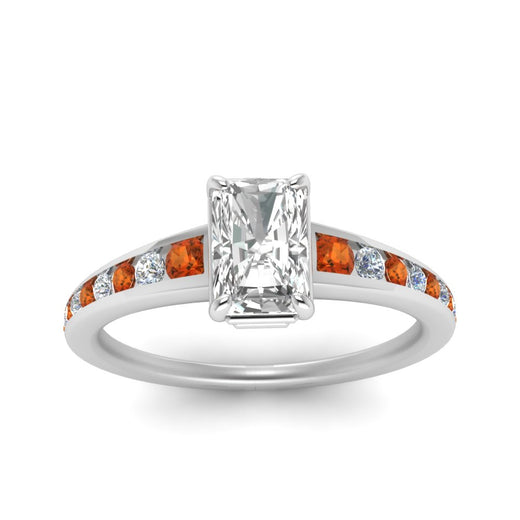 radiant-cut-swirl-engraved-channel-accent-diamond-engagement-ring-with-orange-sapphire-in-FD122866RARGSAOR-NL-WG