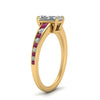 Load image into Gallery viewer, radiant-cut-swirl-engraved-channel-accent-diamond-engagement-ring-with-pink-sapphire-in-FD122866RARGSADRPI-NL-YG