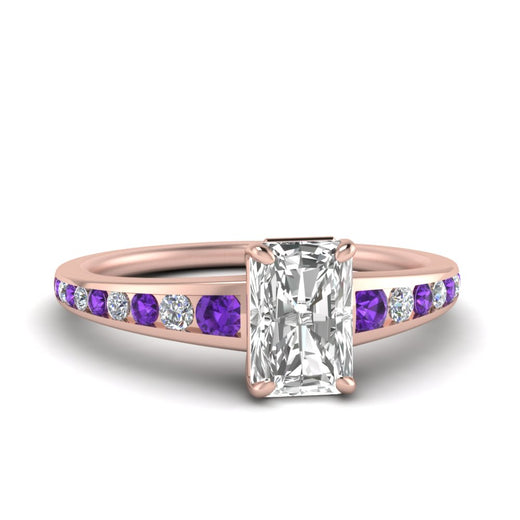 radiant-cut-swirl-engraved-channel-accent-diamond-engagement-ring-with-purple-topaz-in-FD122866RARGVITO-NL-RG