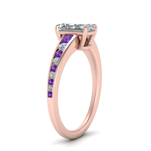 radiant-cut-swirl-engraved-channel-accent-diamond-engagement-ring-with-purple-topaz-in-FD122866RARGVITO-NL-RG