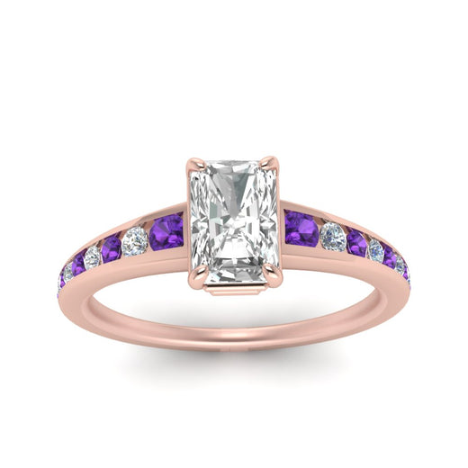 radiant-cut-swirl-engraved-channel-accent-diamond-engagement-ring-with-purple-topaz-in-FD122866RARGVITO-NL-RG
