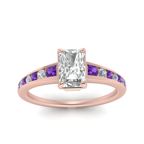 radiant-cut-swirl-engraved-channel-accent-diamond-engagement-ring-with-purple-topaz-in-FD122866RARGVITO-NL-RG