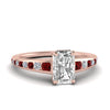 Load image into Gallery viewer, radiant-cut-swirl-engraved-channel-accent-diamond-engagement-ring-with-ruby-in-FD122866RARGRUDR-NL-RG