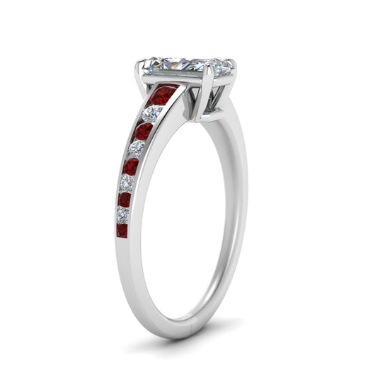radiant-cut-swirl-engraved-channel-accent-diamond-engagement-ring-with-ruby-in-FD122866RARGRUDR-NL-WG