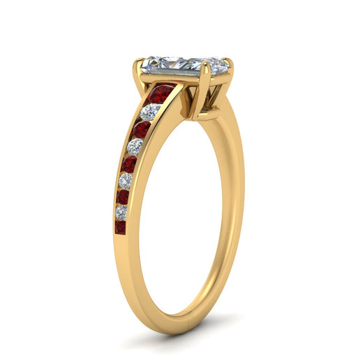 radiant-cut-swirl-engraved-channel-accent-diamond-engagement-ring-with-ruby-in-FD122866RARGRUDR-NL-YG