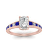 Load image into Gallery viewer, radiant-cut-swirl-engraved-channel-accent-diamond-engagement-ring-with-sapphire-in-FD122866RARGSABL-NL-RG