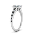 Thumbnail 4 - radiant-cut-swirl-engraved-channel-accent-engagement-ring-with-black-diamond-in-FD122866RARGBLACK-NL-WG
