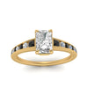Load image into Gallery viewer, radiant-cut-swirl-engraved-channel-accent-engagement-ring-with-black-diamond-in-FD122866RARGBLACK-NL-YG