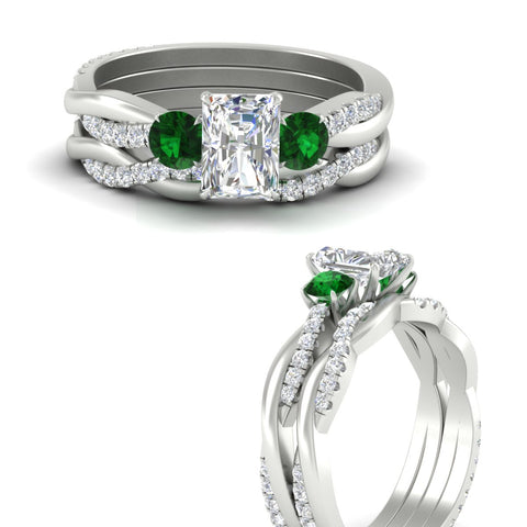 radiant-cut-three-stone-twisted-emerald-wedding-band-in-white-gold-fdens3301ragemgrangle3-nl-wg.jpg