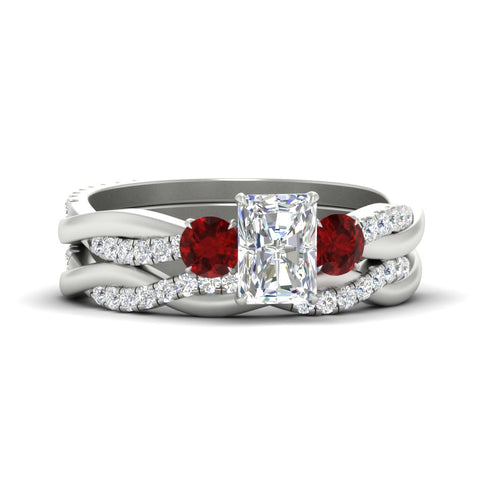 radiant-cut-three-stone-twisted-ruby-wedding-band-in-white-gold-fdens3301ragrudrsleep-nl-wg.jpg