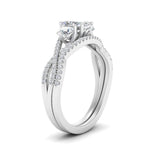Load image into Gallery viewer, radiant-cut-twisted-floral-prong-diamond-wedding-set-in-white-gold-FD10257RA-ANGLE2-NL-WG?v=1756360067
