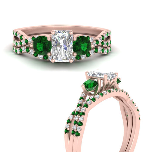 radiant-cut-twisted-floral-prong-emerald-wedding-set-in-rose-gold-FD10257RAGEMGR-ANGLE3-NL-RG_21ffec6e-446c-48f3-ba25-5f3c01ed9b6e?v=1756360178