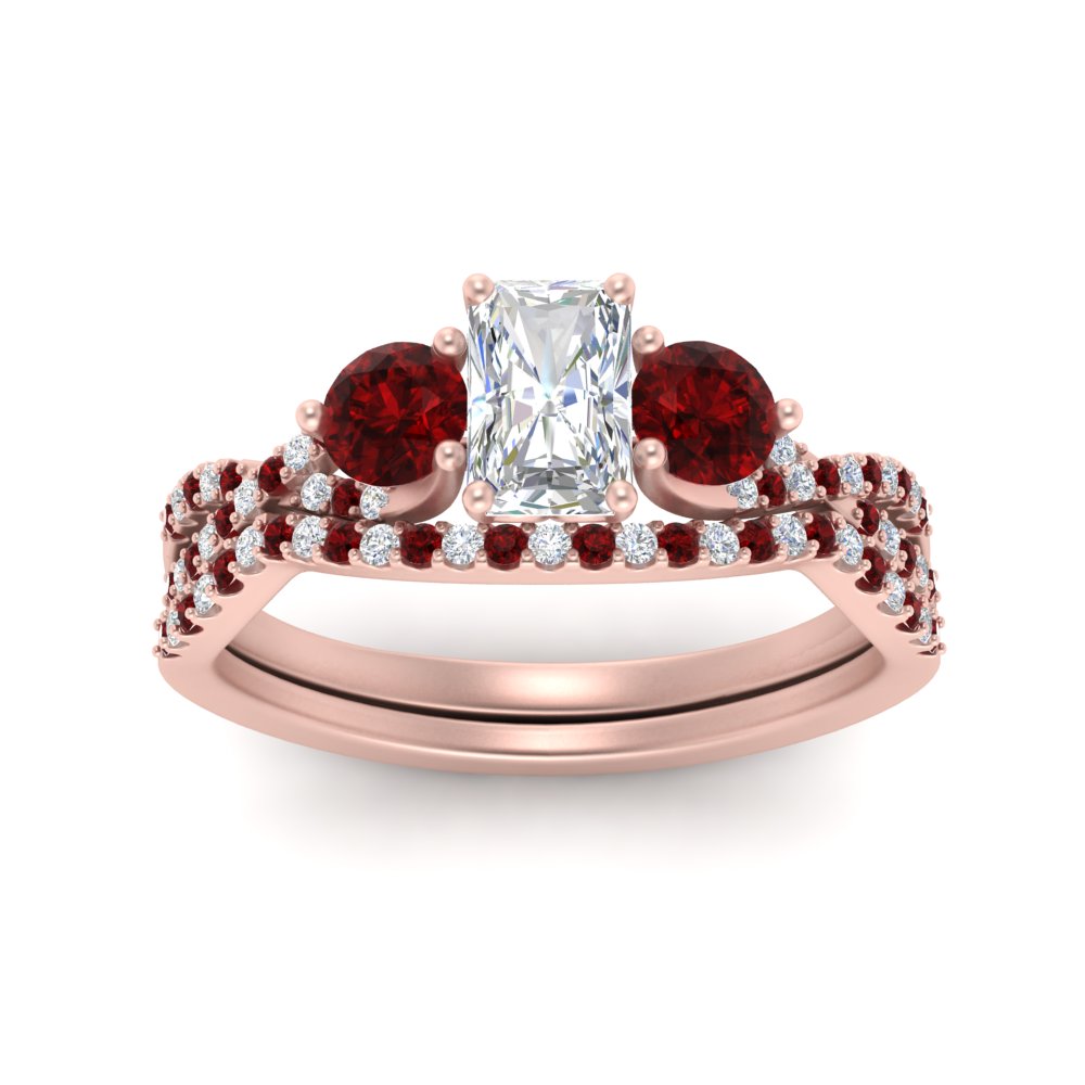 radiant-cut-twisted-floral-prong-ruby-wedding-set-in-rose-gold-FD10257RAGRUDR-ANGLE5-NL-RG_cf390a1b-b058-4eaf-9d63-7bb9f106501e?v=1756360178
