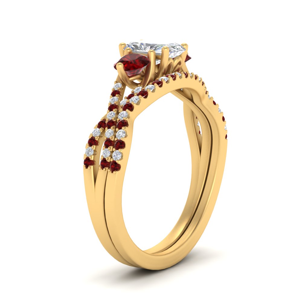 radiant-cut-twisted-floral-prong-ruby-wedding-set-in-yellow-gold-FD10257RAGRUDR-ANGLE2-NL-YG_a3717489-c9a7-4283-a324-f0a28e4dff2d?v=1756360178