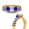Load image into Gallery viewer, radiant-cut-twisted-floral-prong-sapphire-wedding-set-in-yellow-gold-FD10257RAGSABL-ANGLE3-NL-YG_0ee4cd92-920a-4305-82b1-f62d08ea3de7?v=1756360178