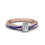 Load image into Gallery viewer, radiant-cut-twisted-vine-diamond-engagement-ring-for-women-with-blue-sapphire-in-14K-rose-gold-FD8233RARGSABL-NL-RG.jpg
