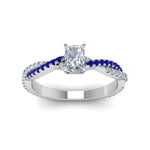 Load image into Gallery viewer, radiant-cut-twisted-vine-diamond-engagement-ring-for-women-with-blue-sapphire-in-14K-white-gold-FD8233RARGSABL-NL-WG.jpg
