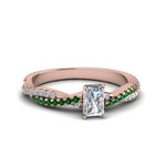 Load image into Gallery viewer, radiant-cut-twisted-vine-diamond-engagement-ring-for-women-with-emerald-in-14K-rose-gold-FD8233RARGEMGR-NL-RG.jpg
