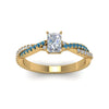 Load image into Gallery viewer, radiant-cut-twisted-vine-diamond-engagement-ring-for-women-with-ice-blue-topaz-in-14K-yellow-gold-FD8233RARGICBLTO-NL-YG.jpg