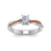 Load image into Gallery viewer, radiant-cut-twisted-vine-diamond-engagement-ring-for-women-with-orange-sapphire-in-14K-white-gold-FD8233RARGSAOR-NL-WG.jpg