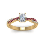 Load image into Gallery viewer, radiant-cut-twisted-vine-diamond-engagement-ring-for-women-with-pink-sapphire-in-14K-yellow-gold-FD8233RARGSADRPI-NL-YG.jpg
