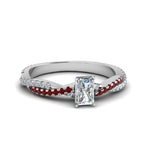 Load image into Gallery viewer, radiant-cut-twisted-vine-diamond-engagement-ring-for-women-with-ruby-in-14K-white-gold-FD8233RARGRUDR-NL-WG.jpg
