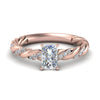 Load image into Gallery viewer, radiant-cut-twisted-vine-engagement-ring-in-rose-gold-FD9127RAR-NL-RG