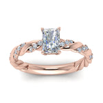 Load image into Gallery viewer, radiant-cut-twisted-vine-engagement-ring-in-rose-gold-FD9127RARANGLE5-NL-RG
