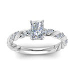 Load image into Gallery viewer, radiant-cut-twisted-vine-engagement-ring-in-white-gold-FD9127RARANGLE5-NL-WG
