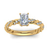 Load image into Gallery viewer, radiant-cut-twisted-vine-engagement-ring-in-yellow-gold-FD9127RARANGLE5-NL-YG
