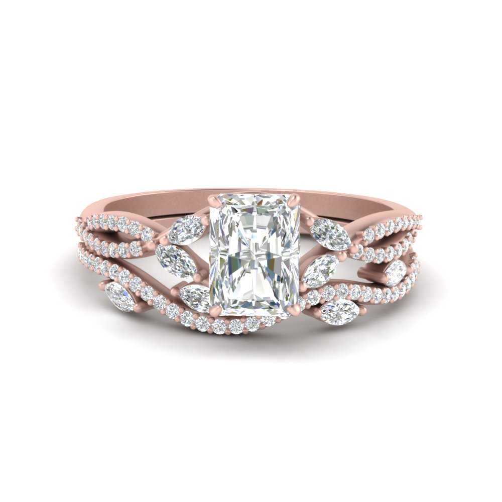 radiant-cut-twisted-vine-luxury-diamond-bridal-ring-set-in-rose-gold-FDENR3211RAANGLE3-NL-RG