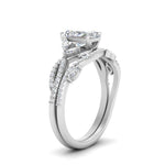 Load image into Gallery viewer, radiant-cut-twisted-vine-luxury-diamond-bridal-ring-set-in-white-gold-FDENR3211RAANGLE3-NL-WG