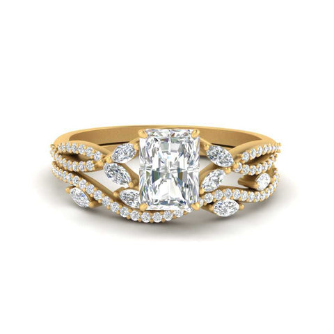 radiant-cut-twisted-vine-luxury-diamond-bridal-ring-set-in-yellow-gold-FDENR3211RAANGLE3-NL-YG