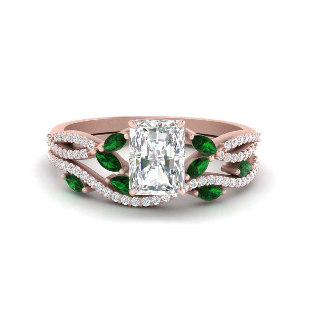 radiant-cut-twisted-vine-luxury-emerald-bridal-ring-set-in-rose-gold-FDENR3211RAGEMGRANGLE3-NL-RG
