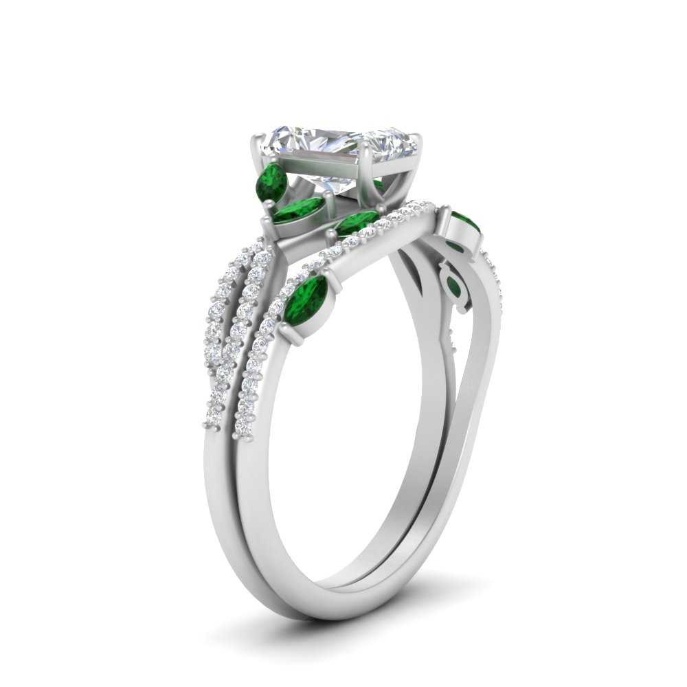 radiant-cut-twisted-vine-luxury-emerald-bridal-ring-set-in-white-gold-FDENR3211RAGEMGRANGLE3-NL-WG