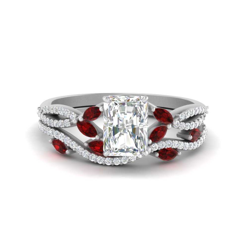 radiant-cut-twisted-vine-luxury-ruby-bridal-ring-set-in-white-gold-FDENR3211RAGRUDRANGLE3-NL-WG
