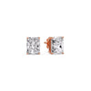 Load image into Gallery viewer, Radiant Diamond Basket Stud Earring