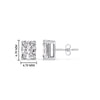 Load image into Gallery viewer, Radiant Diamond Basket Stud Earring