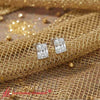 Load image into Gallery viewer, radiant-diamond-basket-stud-earring-one-carat-in-white-gold-fdear10411-fancy-nl-wg